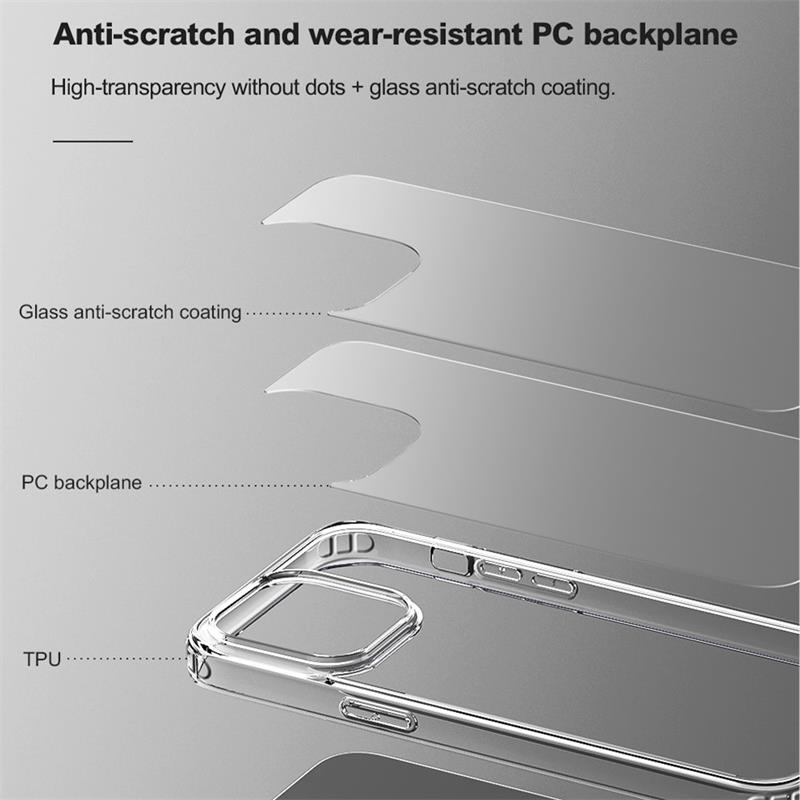 Devia kryt Shark Series Shockproof Case pre iPhone 14 Pro Max - Clear 