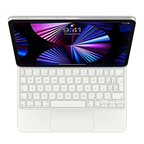 Apple Magic Keyboard pre iPad Pro 11" (1. - 4. generácie) and iPad Air 11" (M2 a 4.and 5. generácie) - Slovenská - Biela *Rozbalen 