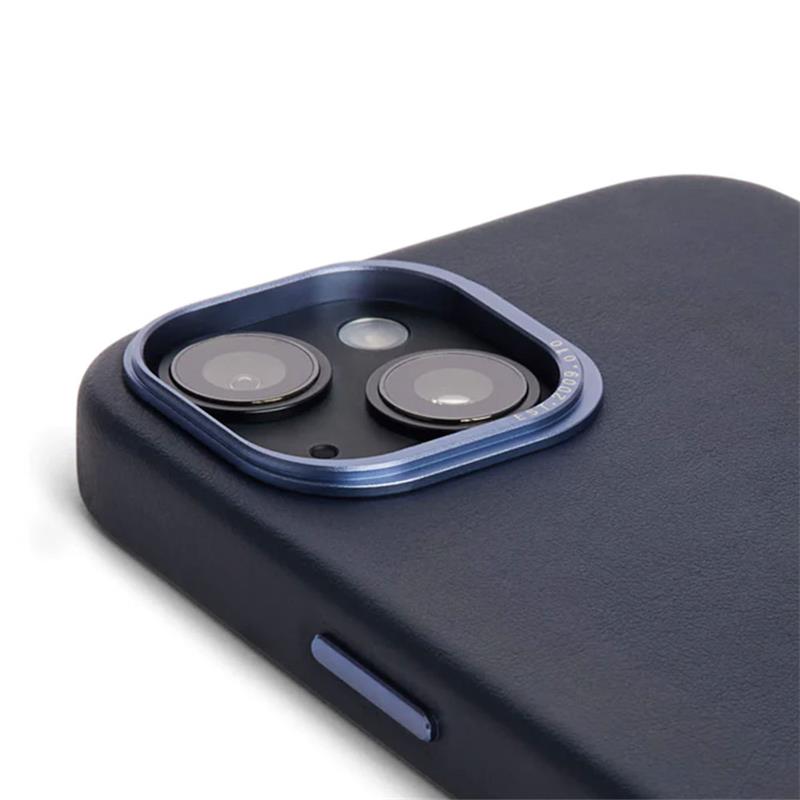 Decoded kryt Leather Backcover MagSafe pre iPhone 14 - Navy 