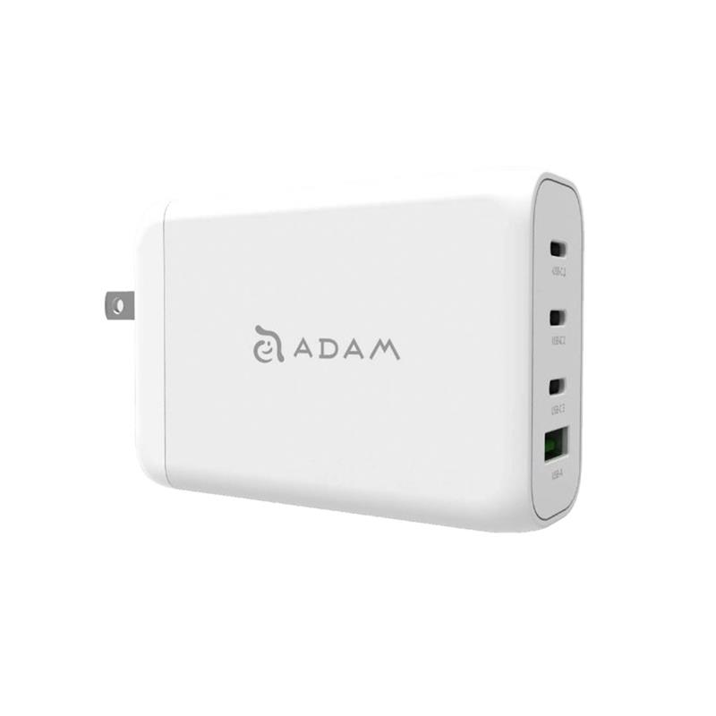 Adam Elements Omnia Pro 120W 4-Port GaN Power Charger - White 