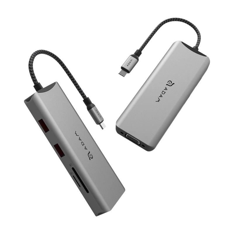 Adam Elements USB-C Casa Hub A09 9-in-1 Hub - Grey 