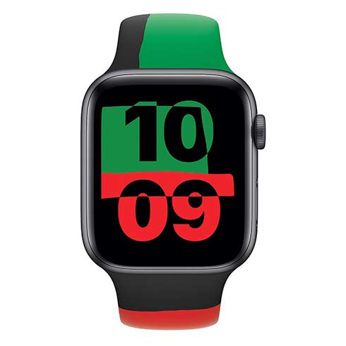Apple Watch 44mm Black Unity Sport Band - Regular *Vystavený* 