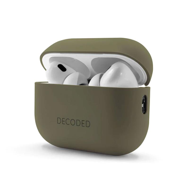 Decoded puzdro Silicone AirCase pre Apple Airpods Pro 2 - Olive 