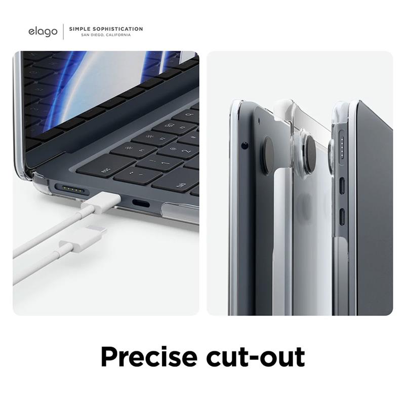 Elago kryt Ultra Slim Case pre Macbook Air 13" M2/M3 2022/2024 - Dark Gray 