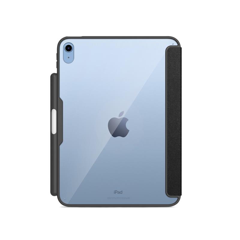 iStores by EPICO Clear Flip Case iPad 10.gen 10,9" (2022) - čierna transparentná 