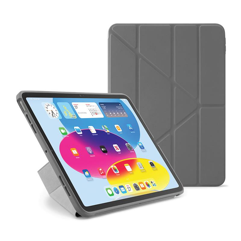 Pipetto puzdro Origami TPU Case pre iPad 10.9" 2022 10th Gen - Grey 