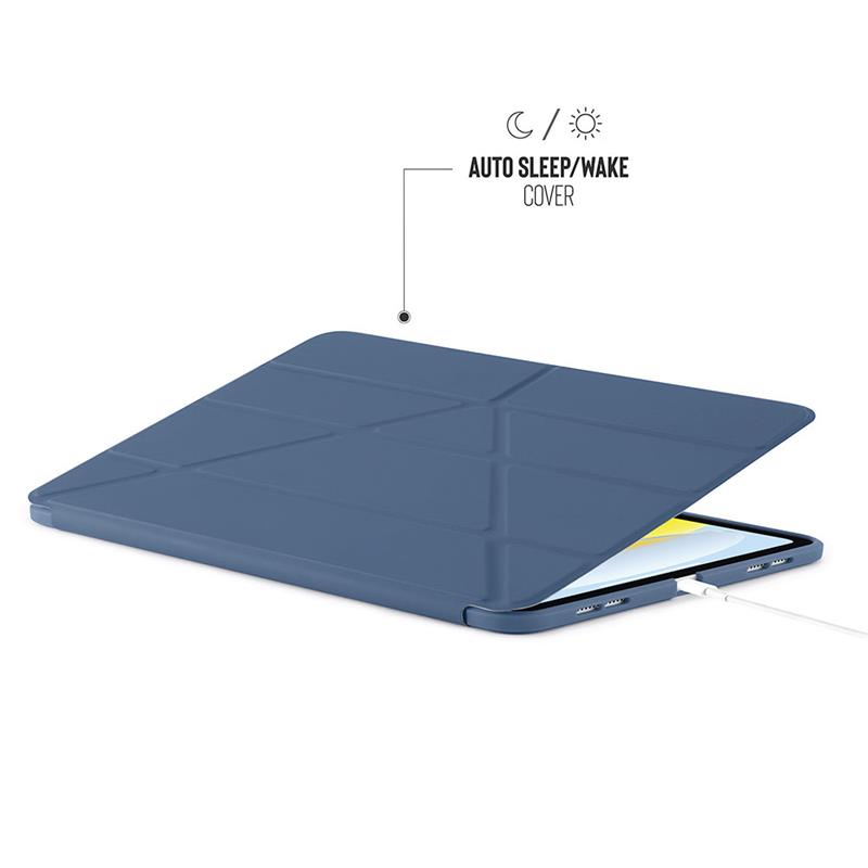 Pipetto puzdro Origami TPU Case pre iPad 10.9" 2022 10th Gen - Navy Blue 