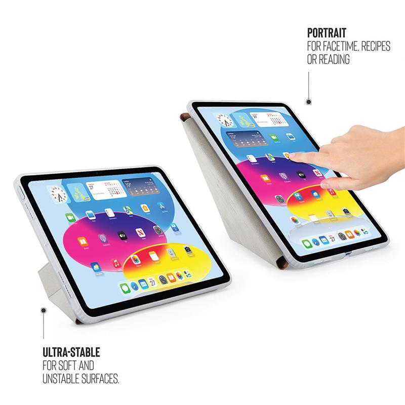 Pipetto puzdro Origami TPU Case pre iPad 10.9" 2022 10th Gen - Rose Gold 
