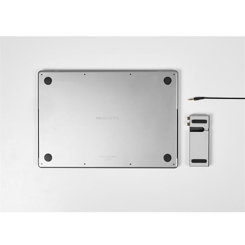 LMP USB-C Compact Dock 2 - Silver Aluminium 