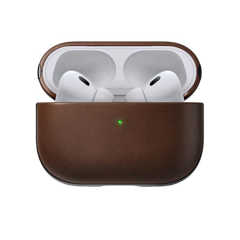 Nomad puzdro Leather Case pre Apple Airpods Pro 2 - Brown 