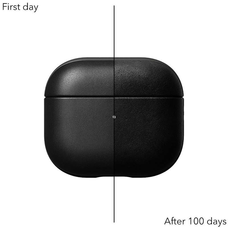 Nomad puzdro Modern Leather Case pre Apple Airpods 3 - Black 