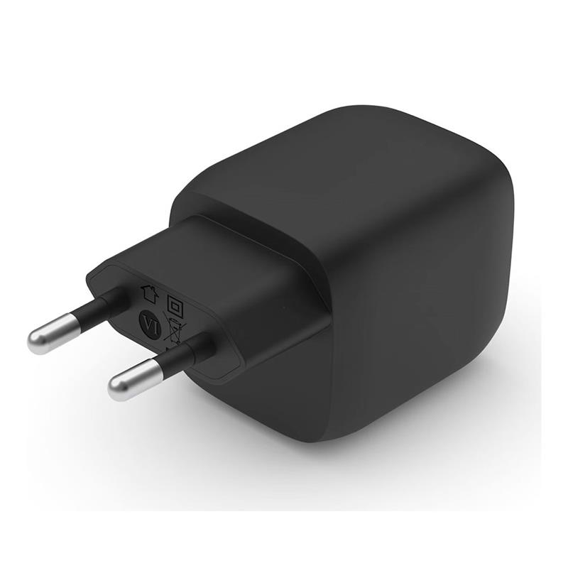 Belkin 45W Dual USB-C GaN PD Wall Charger with PPS - Black 