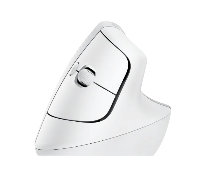 Logitech Lift for Mac Vertical ergonomická myš - white / pale grey 