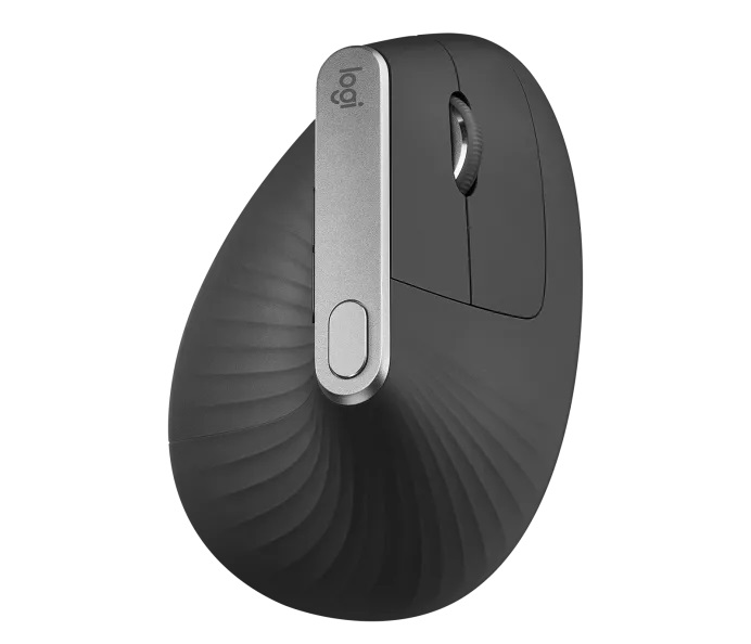 Logitech MX Vertical - pokročilá ergonomická myš - grafitová 