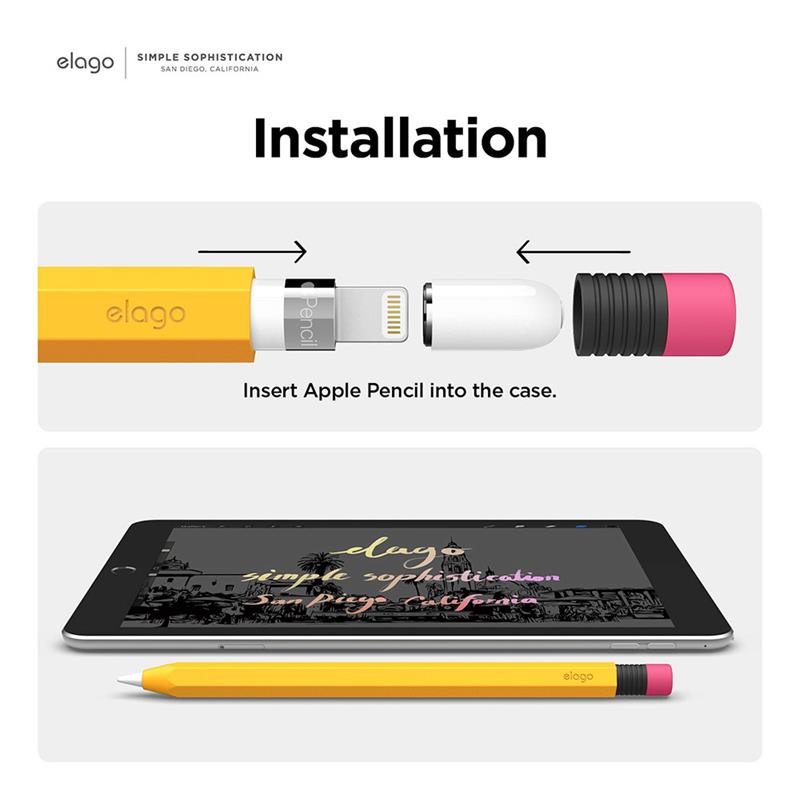 Elago kryt Classic Pencil Case pre Apple Pencil 1st Gen - Lovely Pink 