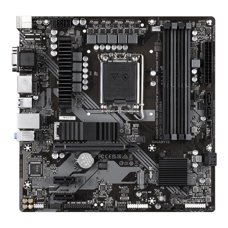Gigabyte B760M DS3H DDR4, Intel B760, LGA1700, 4xDDR4, mATX 