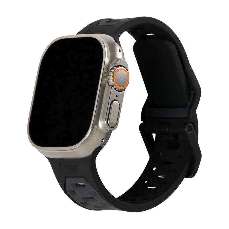 UAG remienok Civilian Silicone Strap pre Apple Watch 44-49mm - Graphite/Black 