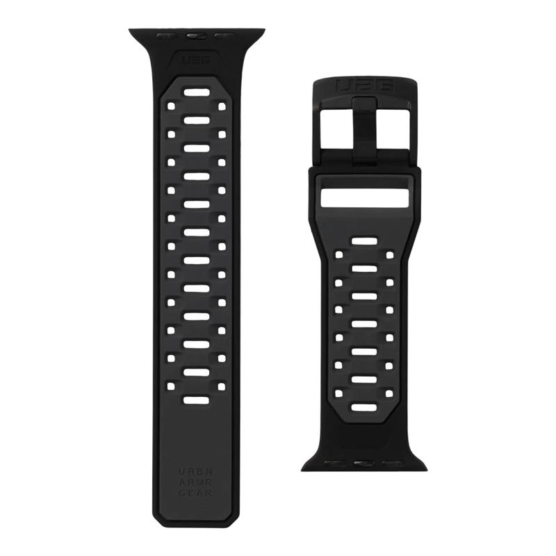 UAG remienok Civilian Silicone Strap pre Apple Watch 44-49mm - Graphite/Black 