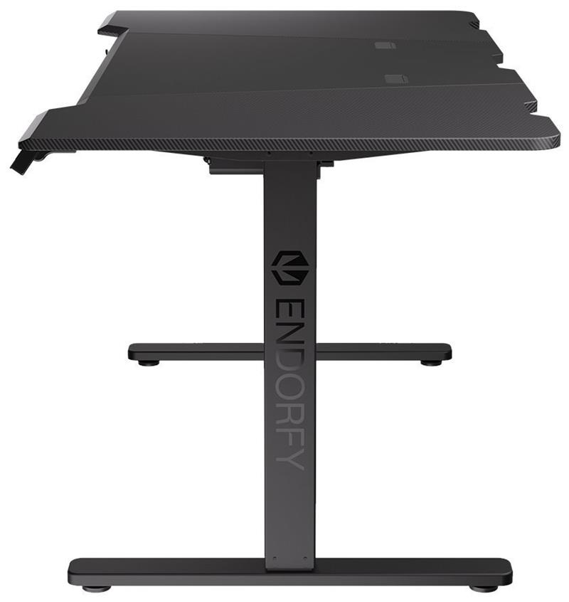 ENDORFY herný stôl Atlas L electric / 150cm x 78cm / nosnosť 80 kg / elektricky výškovo nastavitelný (73-120cm) / čierny 