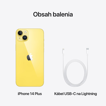 iPhone 14 Plus 256 GB žltý 