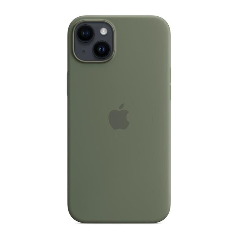 Apple iPhone 14 Plus Silicone Case with MagSafe - Olive 