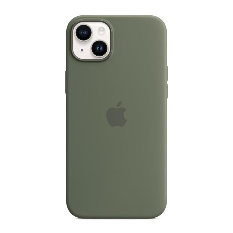 Apple iPhone 14 Plus Silicone Case with MagSafe - Olive 