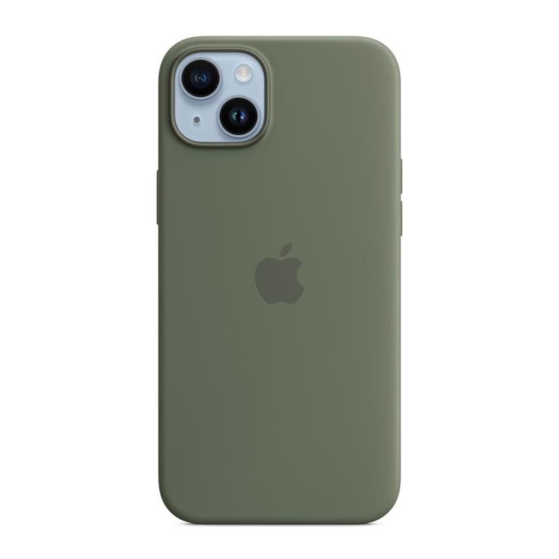 Apple iPhone 14 Plus Silicone Case with MagSafe - Olive 