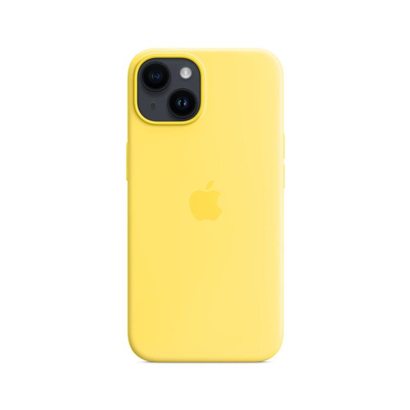 Apple iPhone 14 Silicone Case with MagSafe - Canary Yellov 