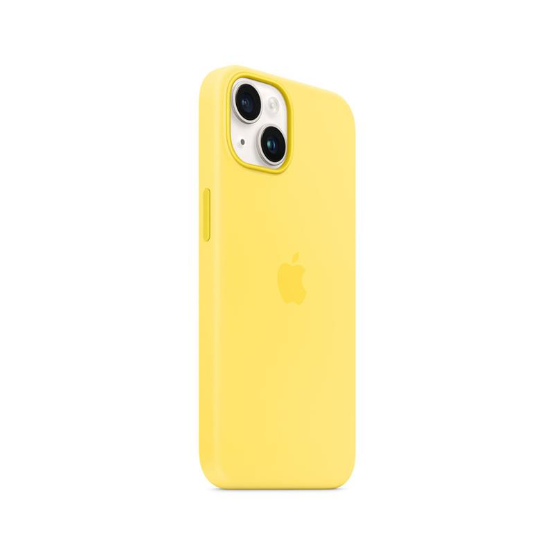 Apple iPhone 14 Silicone Case with MagSafe - Canary Yellov 