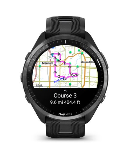 Garmin Forerunner 965, Black/Powder Gray 