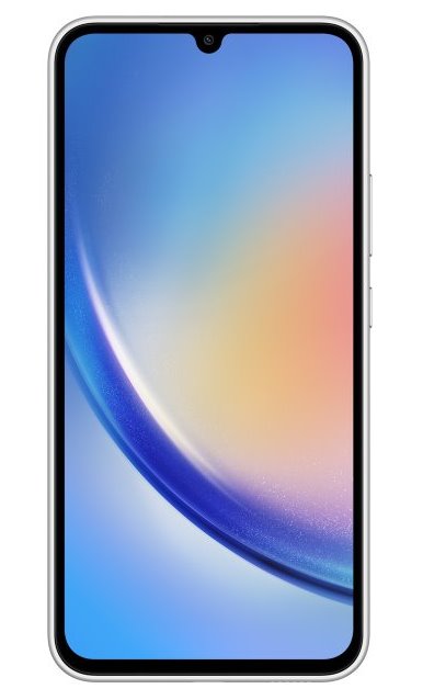 Samsung Galaxy A34 (A346),  6/ 128 GB,  5G,  stříbrný,  CZ distribuce 