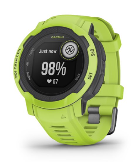 Garmin GPS sportovní hodinky Instinct 2, Electric Lime 