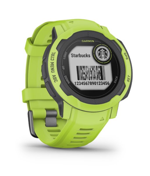 Garmin GPS sportovní hodinky Instinct 2, Electric Lime 