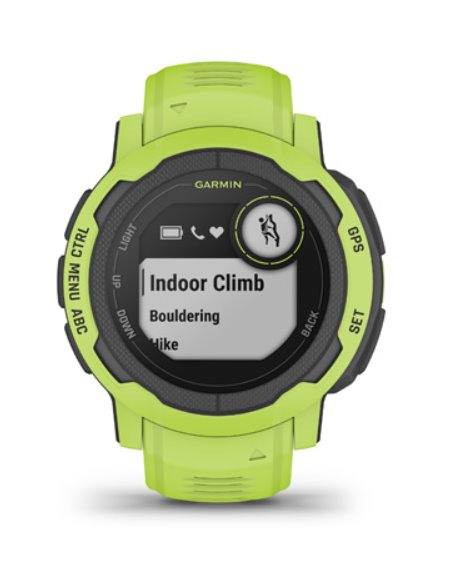 Garmin GPS sportovní hodinky Instinct 2, Electric Lime 