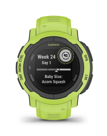 Garmin GPS sportovní hodinky Instinct 2, Electric Lime 