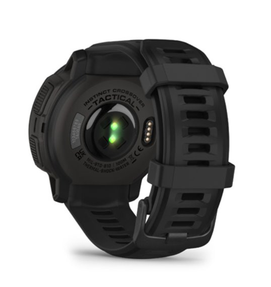 Garmin Instinct Crossover Solar, Tactical Edition, Black 