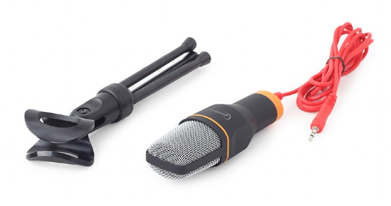 Mikrofon na stôl GEMBIRD MIC-D-03, HQ, čierny 
