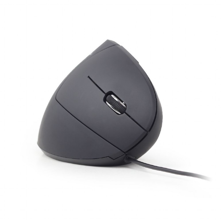 Myš GEMBIRD MUS-ERGO-01, ergonomická, čierna, USB 