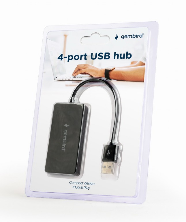 USB hub GEMBIRD, 2.0, 4 port 