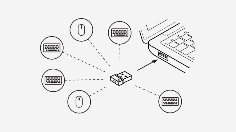 Logitech - LOGI BOLT USB Receiver / USB prijímač 