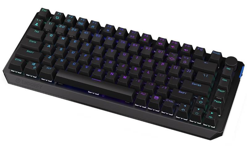 ENDORFY herná klávesnica Thock 75% Wireless / black sw. / bezdrôtová / mechanická / US layout / čierna RGB  