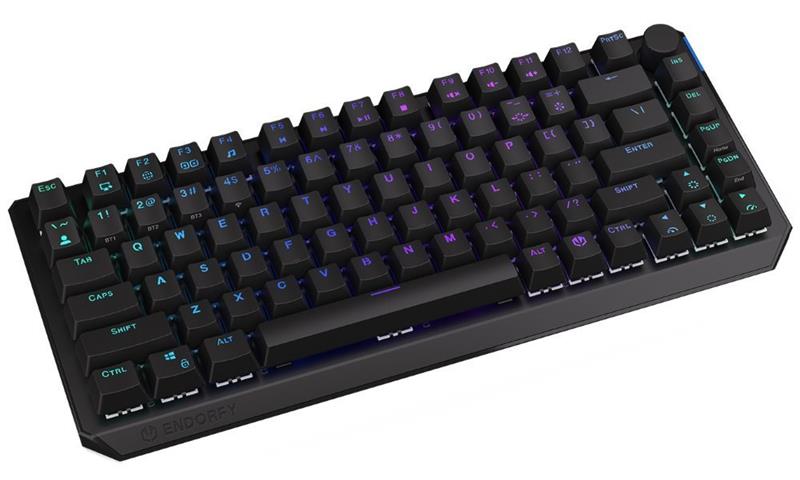 ENDORFY herná klávesnica Thock 75% Wireless / black sw. / bezdrôtová / mechanická / US layout / čierna RGB  