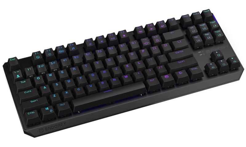 ENDORFY herná klávesnica Thock TKL Wireless / black sw. / bezdrôtová / mechanická / US layout / čierna aRGB  