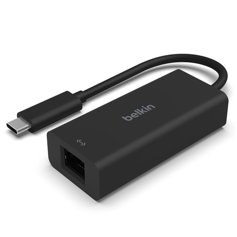 Belkin Connect USB-C to 2.5 Gb Ethernet Adapter - Black 