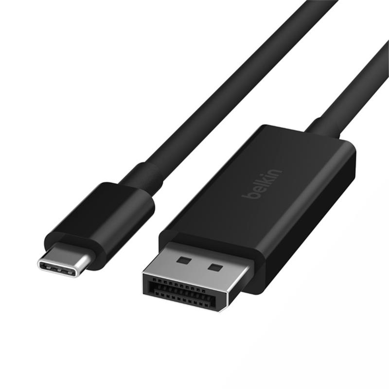 Belkin kábel Connect USB-C to DisplayPort 1.4 Cable 2m - Black 