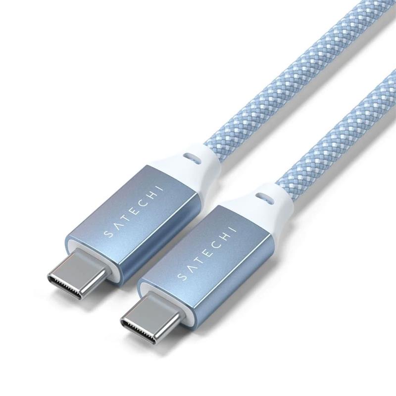 Satechi kábel USB-C to USB-C Cable 100W 2m - Blue 