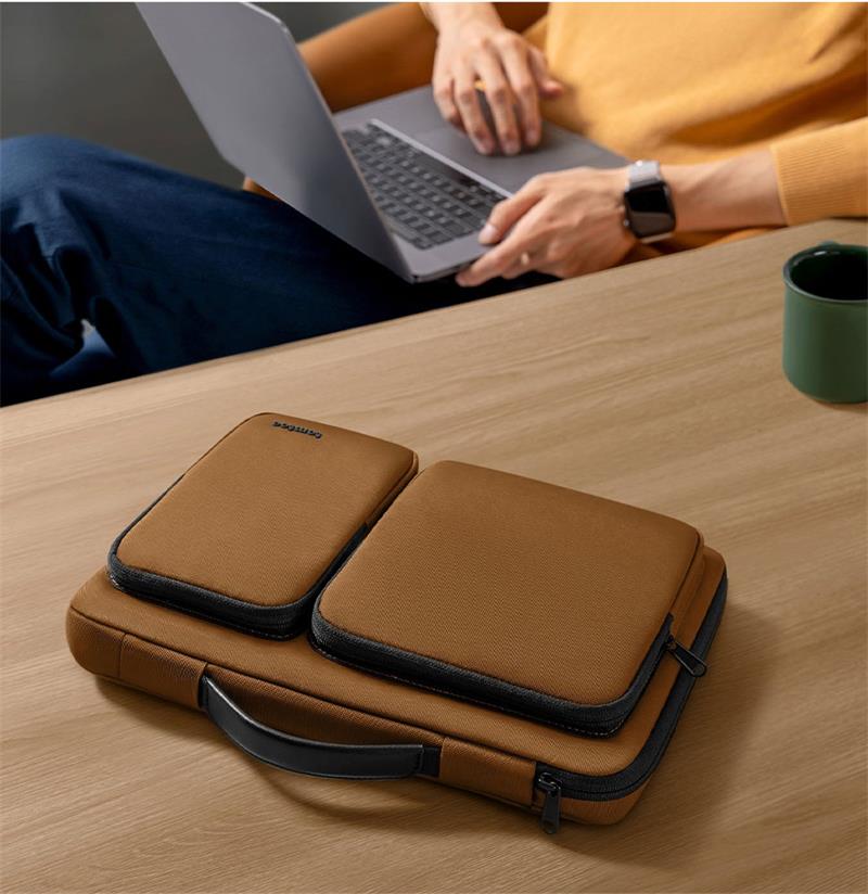 TomToc taška Versatile A42 pre Macbook Air 13" M1 M2 M3 - Brown 