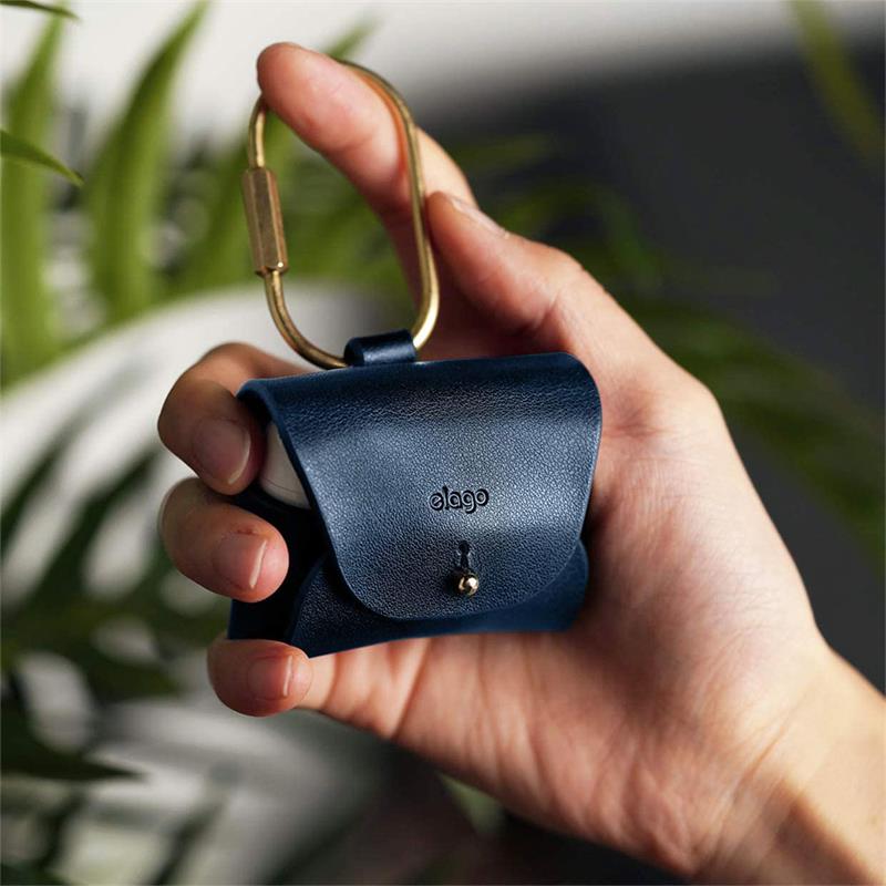 Elago Airpods Pro/Pro 2 Leather Case - Jean Indigo 