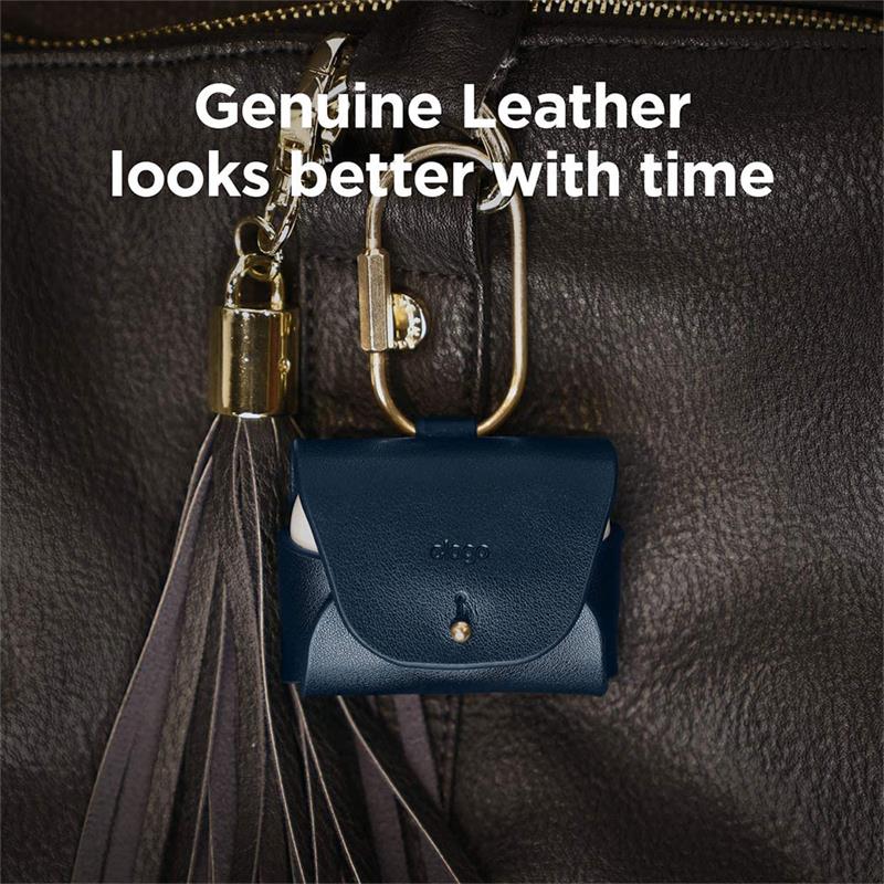 Elago Airpods Pro/Pro 2 Leather Case - Jean Indigo 