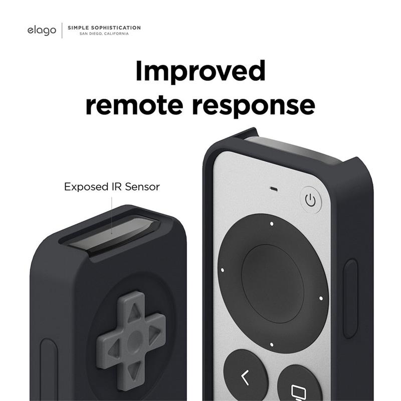 Elago kryt R4 Retro Case pre Apple TV Siri Remote 2021/2022 - Black 